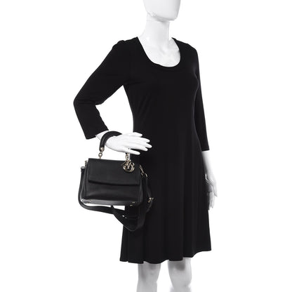Christian Dior Bullcalf Mini Be Dior Flap Black Rose Indien 2 of 13
