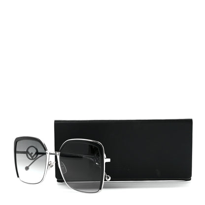 Fendi Metal Acetate F is Fendi Square Sunglasses FF 0294/S Silver 7 of 7