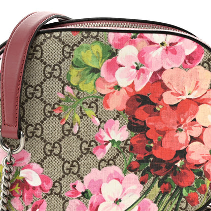 Gucci GG Supreme Monogram Blooms Mini Chain Shoulder Bag Beige Multicolor Dry Rose 8 of 10
