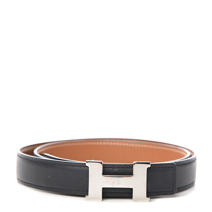 Hermes Swift Epsom 24mm Constance H Belt 85 Black Gold 1 of 6