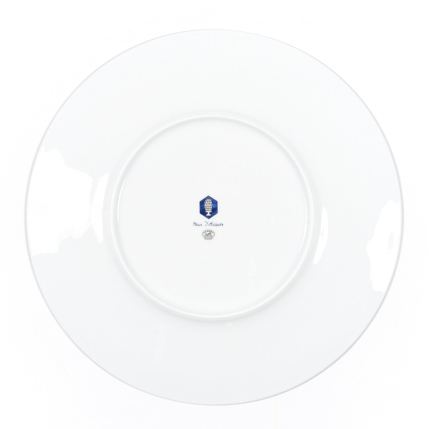 Porcelain Bleus D'Ailleurs Presentation Plate Set of 2