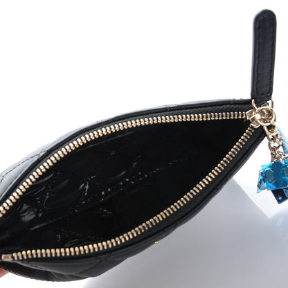 Chanel Lambskin Quilted Casino Coin Purse Black 6 of 8