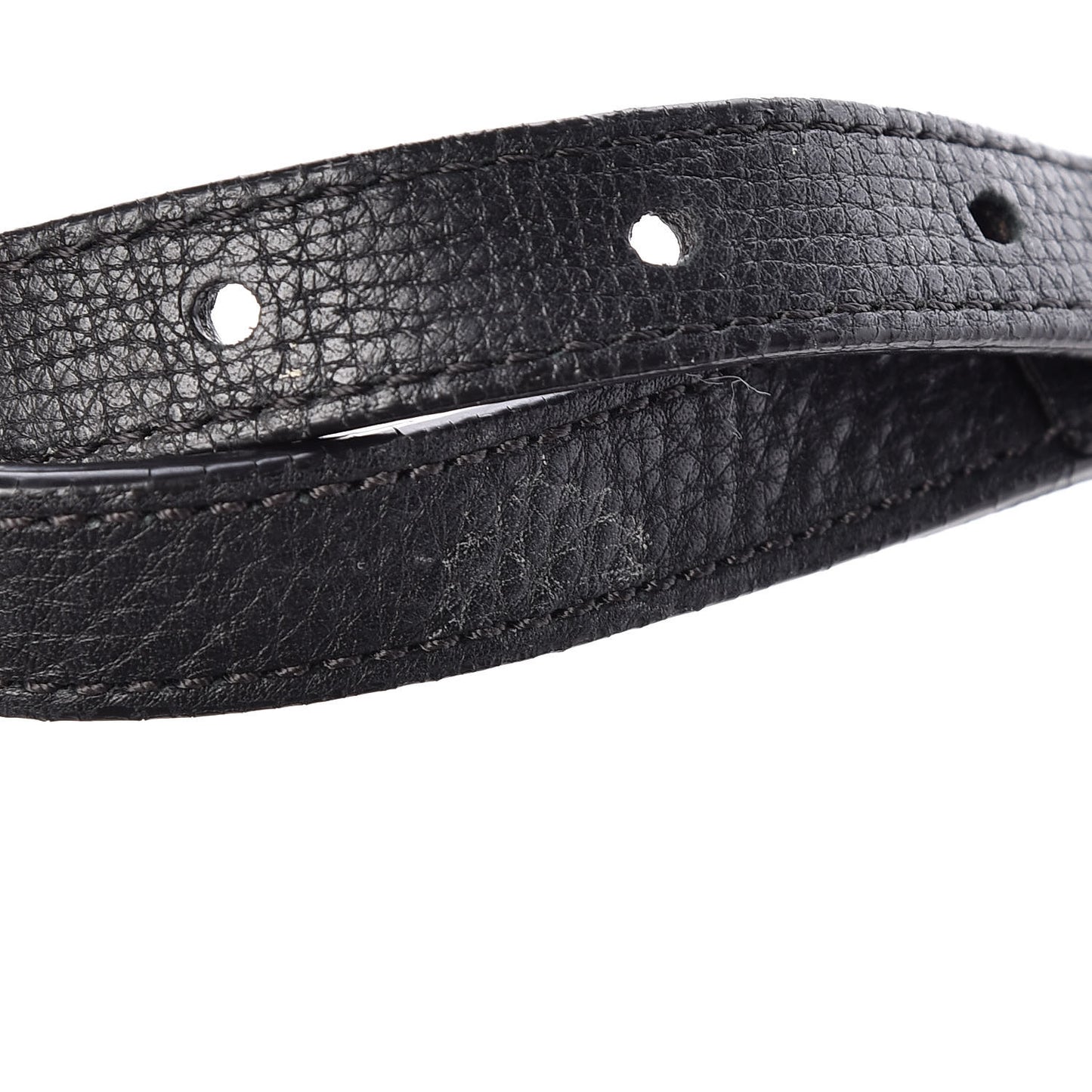 Grain Calfskin Small Crossbody Bag Black