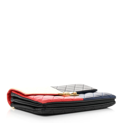 Chanel Lambskin Quilted Yin Yang Flap Red White Blue Black 4 of 11