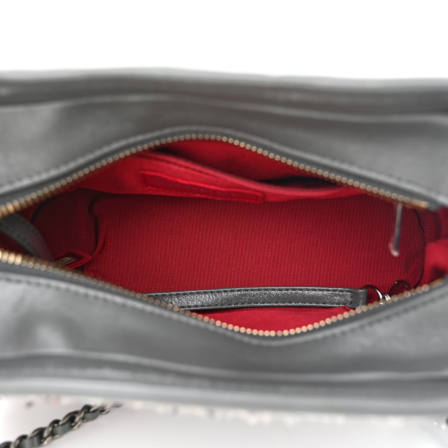 Tweed Calfskin Quilted Small Gabrielle Hobo Grey