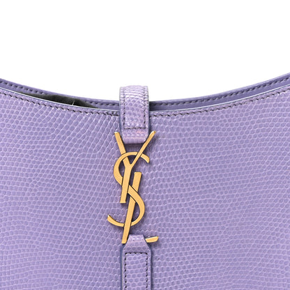 Saint Laurent Lizard Le 5 A 7 Mini Hobo Lilac 8 of 10