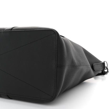 Louis Vuitton Calfskin Lockit Tote Black 9 of 9