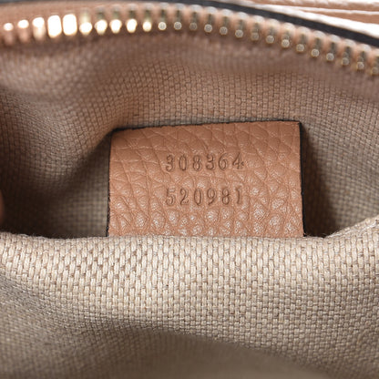Gucci Pebbled Calfskin Small Soho Disco Bag Rose Beige 7 of 7