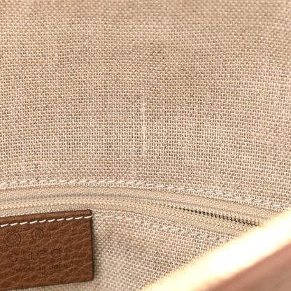 Gucci Monogram Medium Bree Shoulder Bag Beige Tabacco 10 of 11