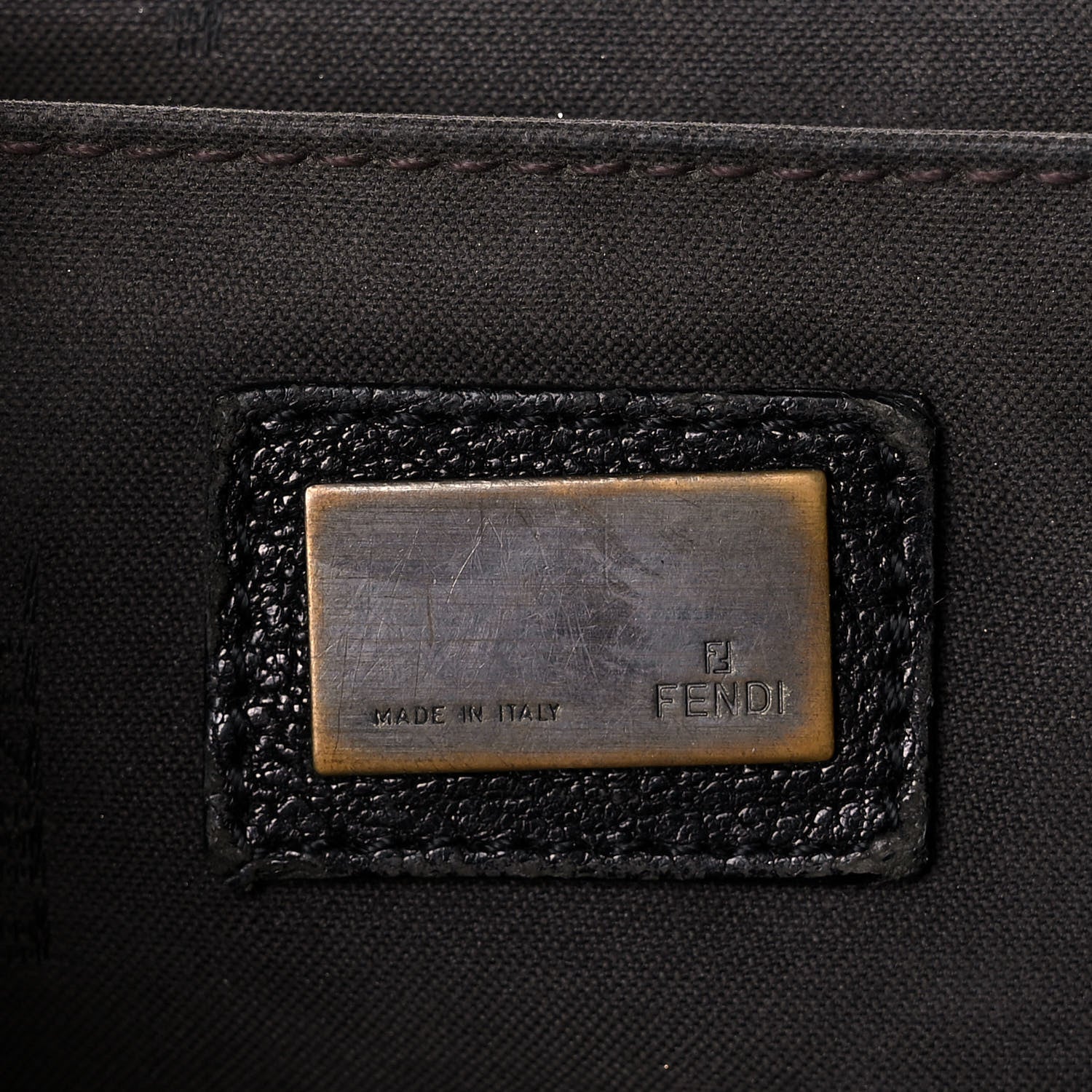 Fendi Nappa Patent B Bag Black 11 of 14