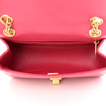 Chanel Aged Calfskin Quilted 2.55 Reissue Mini Flap Pink 5 of 12