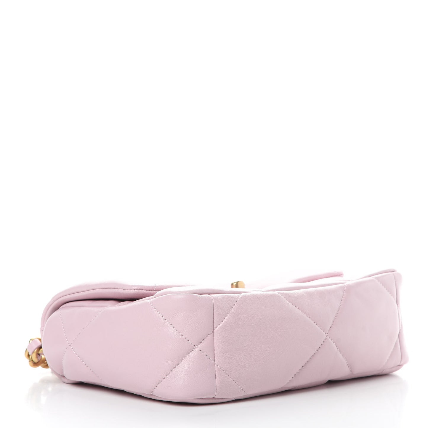 Lambskin Quilted Medium 19 Flap Light Pink