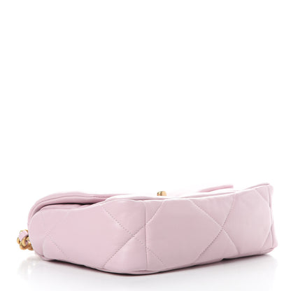 Chanel Lambskin Quilted Medium 19 Flap Light Pink 4 of 11