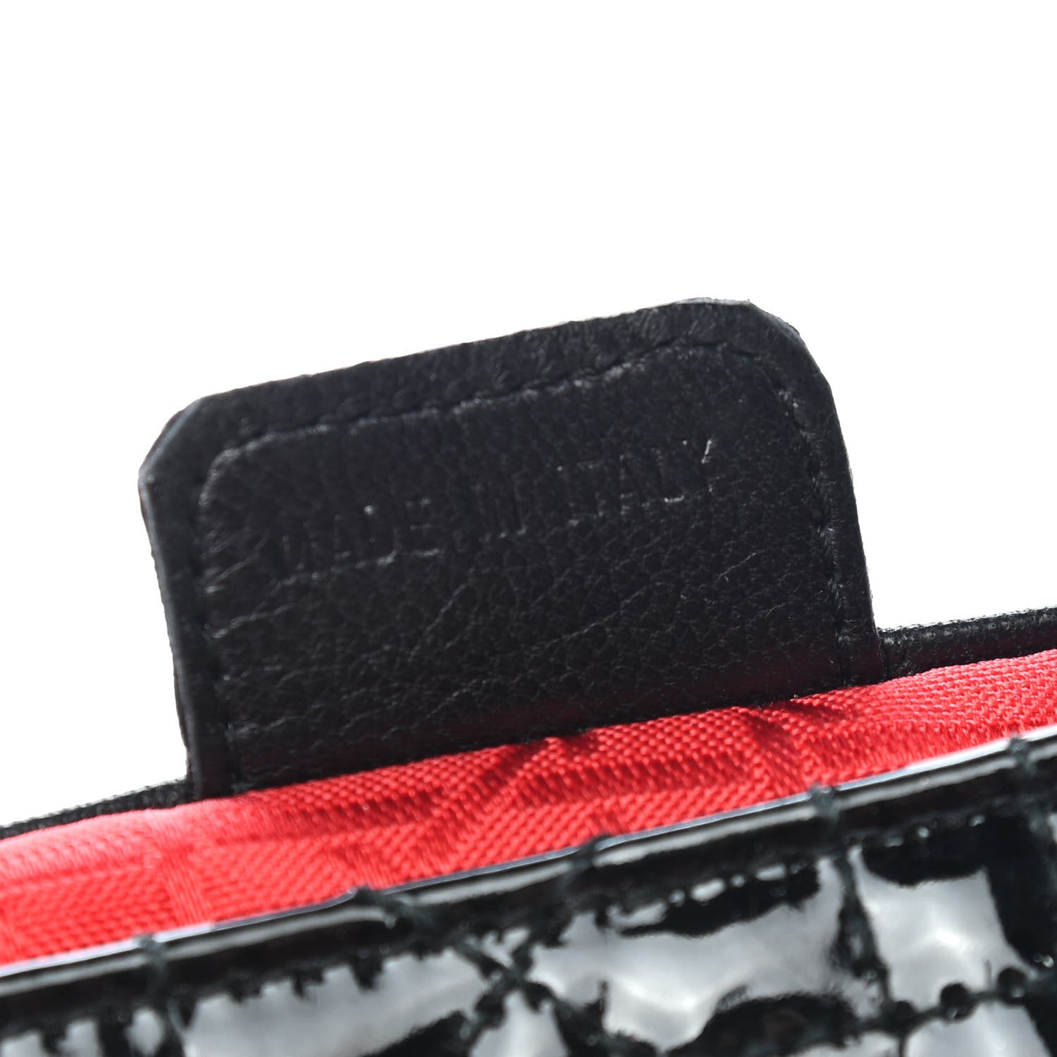 Christian Dior Patent Cannage Mini Crossbody Pouch Black 7 of 10
