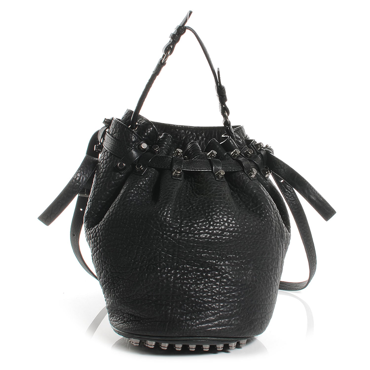 Alexander Wang Leather Diego Bucket Bag Black 1 of 6