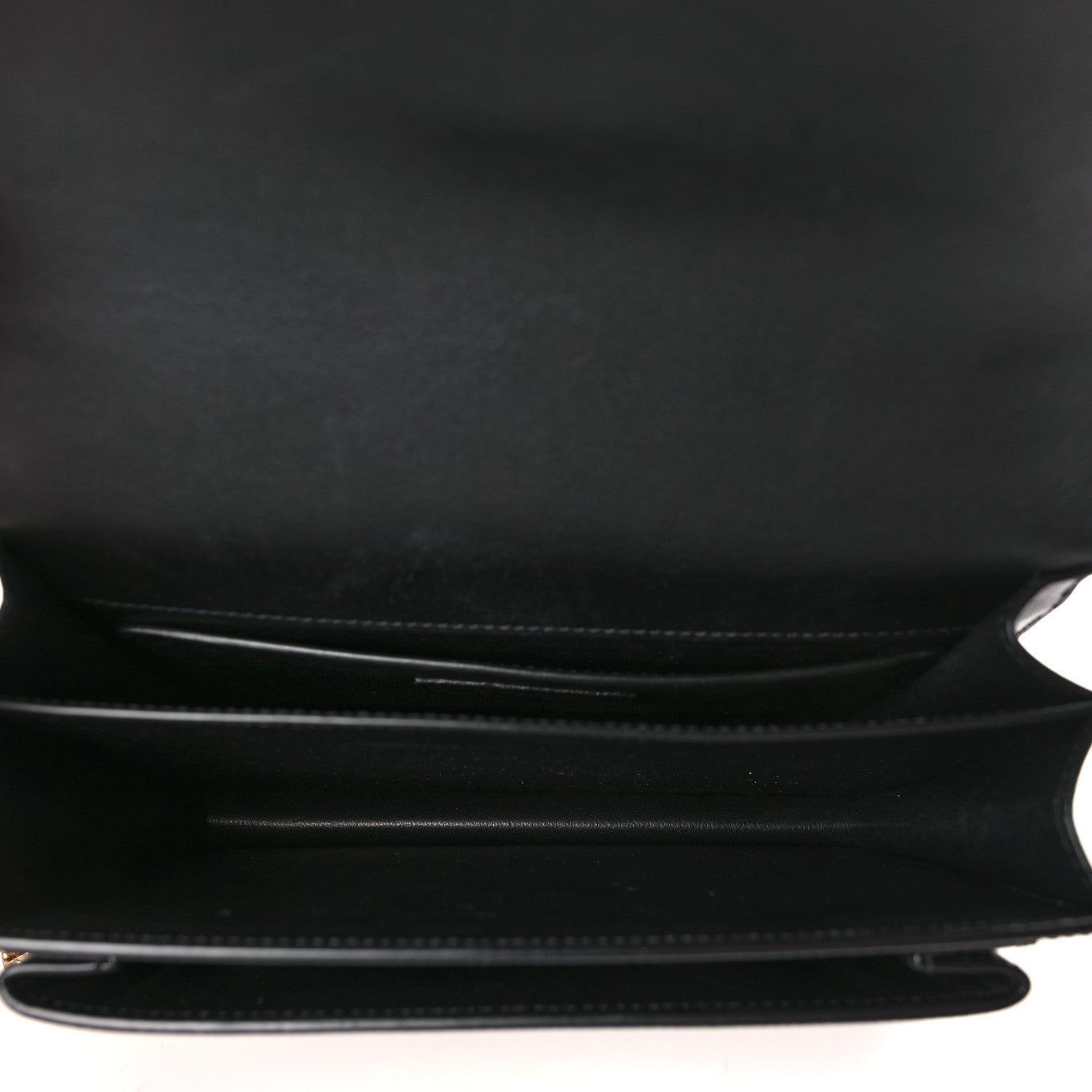 Saint Laurent Coated Bark Calfskin Medium Monogram Sunset Black 5 of 10