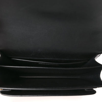 Saint Laurent Coated Bark Calfskin Medium Monogram Sunset Black 5 of 10
