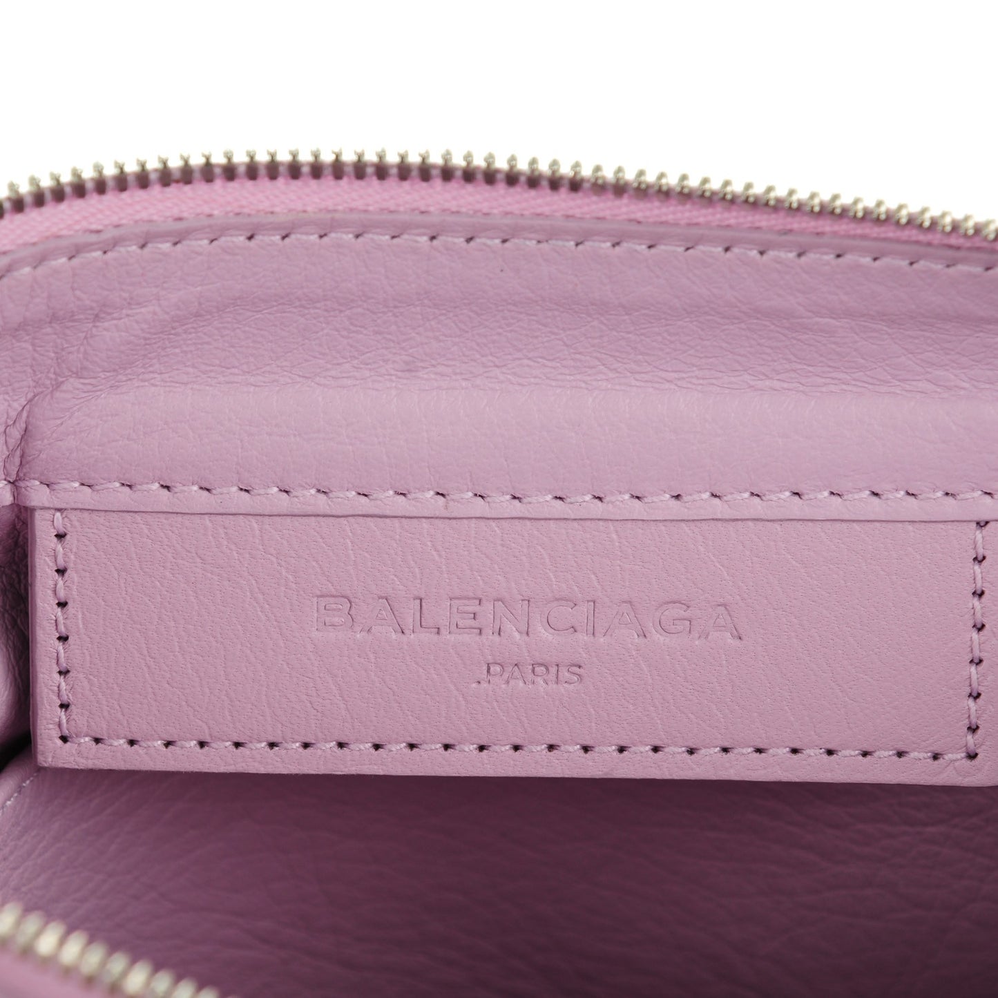 Calfskin Papier Mini Triple Crossbody Rose Orchid