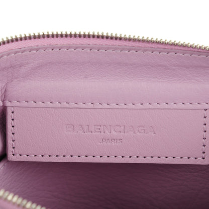 Balenciaga Calfskin Papier Mini Triple Crossbody Rose Orchid 6 of 7