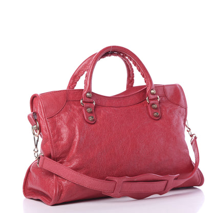 Balenciaga Agneau Giant 12 Rose Gold Hardware City Rose Thulian 2 of 12