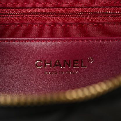 Chanel Lambskin Pearl Quilted CC Belt Bag Black 6 of 10