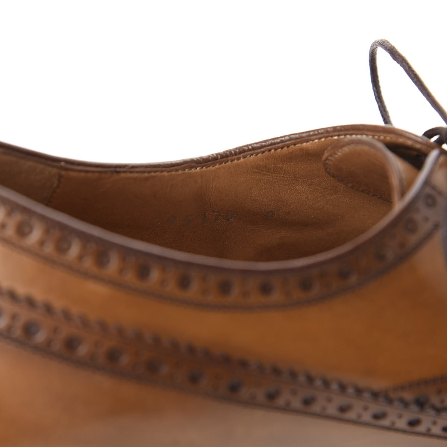 Calfskin Mens Metis Glamour Tassel Lace-Up Oxfords 9 Cuir