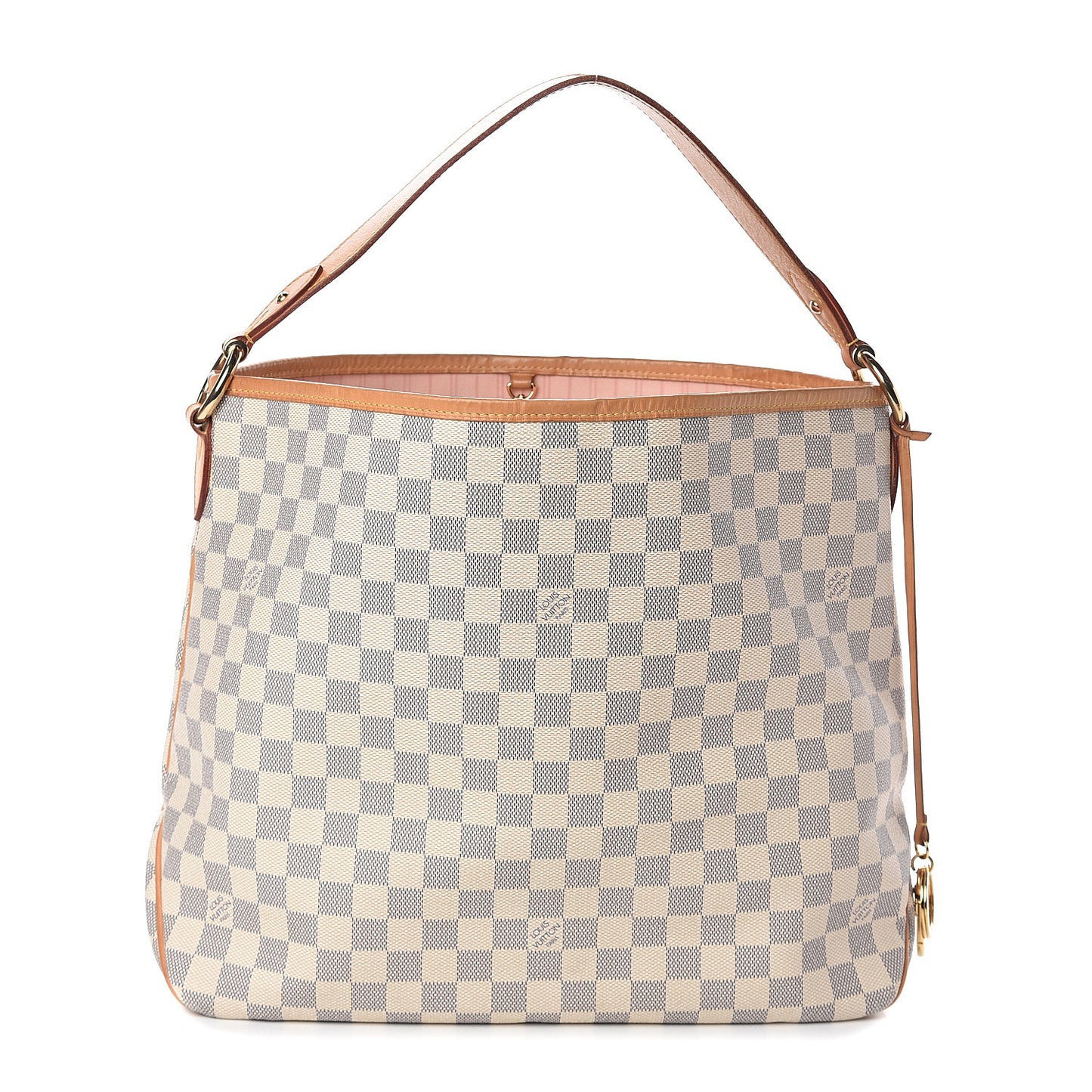 Damier Azur Delightful MM Rose Ballerine
