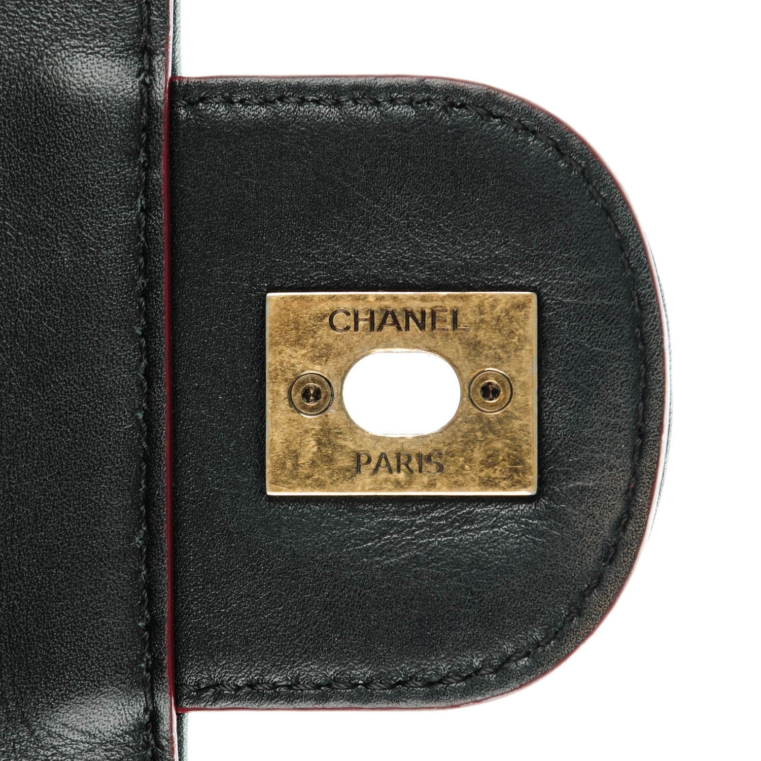 Chanel Calfskin Quilted Large Perfect Edge Flap Black 8 of 8