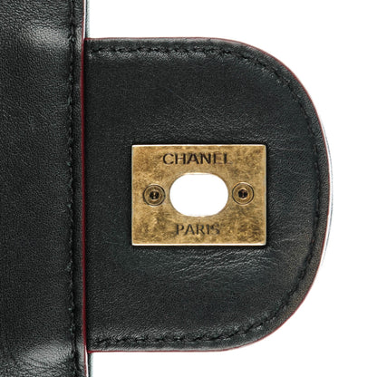 Chanel Calfskin Quilted Large Perfect Edge Flap Black 8 of 8
