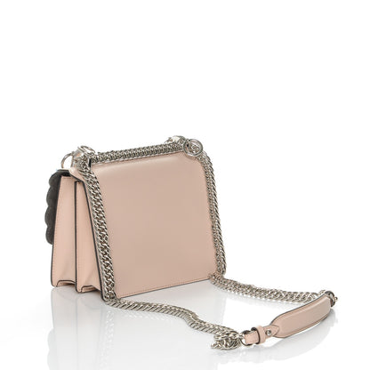 Fendi Vitello Liberty Scalloped Studded Flowers and Bows Small Kan I Shoulder Bag Plaster Multicolor 3 of 6