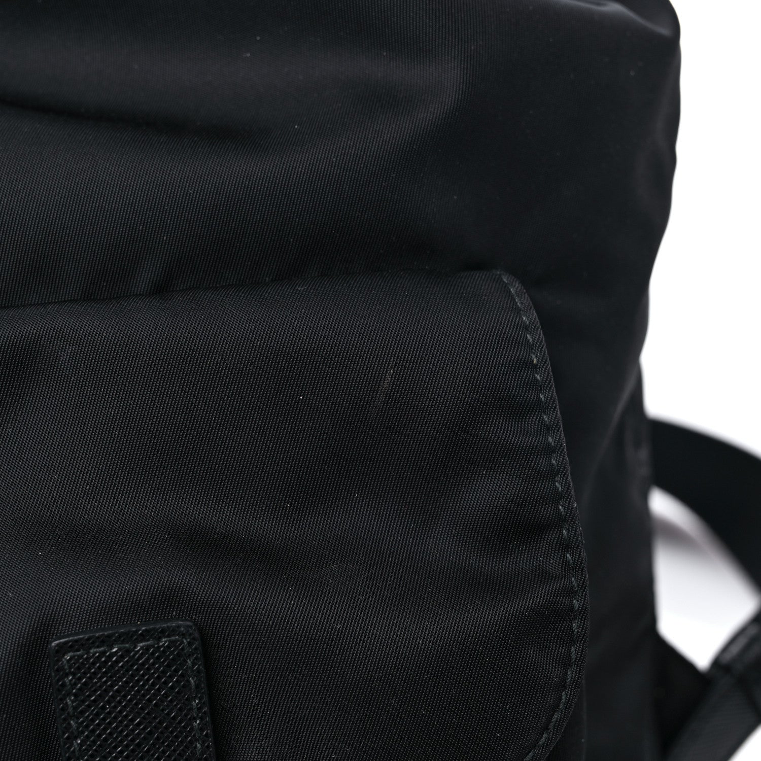 Prada Tessuto Nylon Saffiano Medium Backpack Black 13 of 15