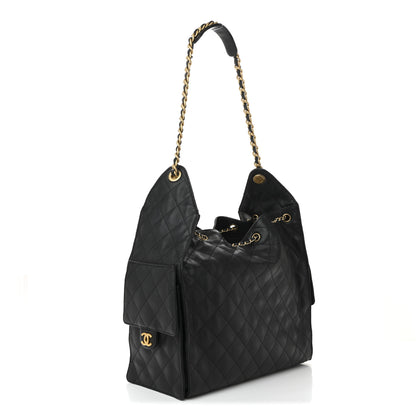 Chanel Caviar Quilted Medium Chanel 25 Handbag Black 4 of 15