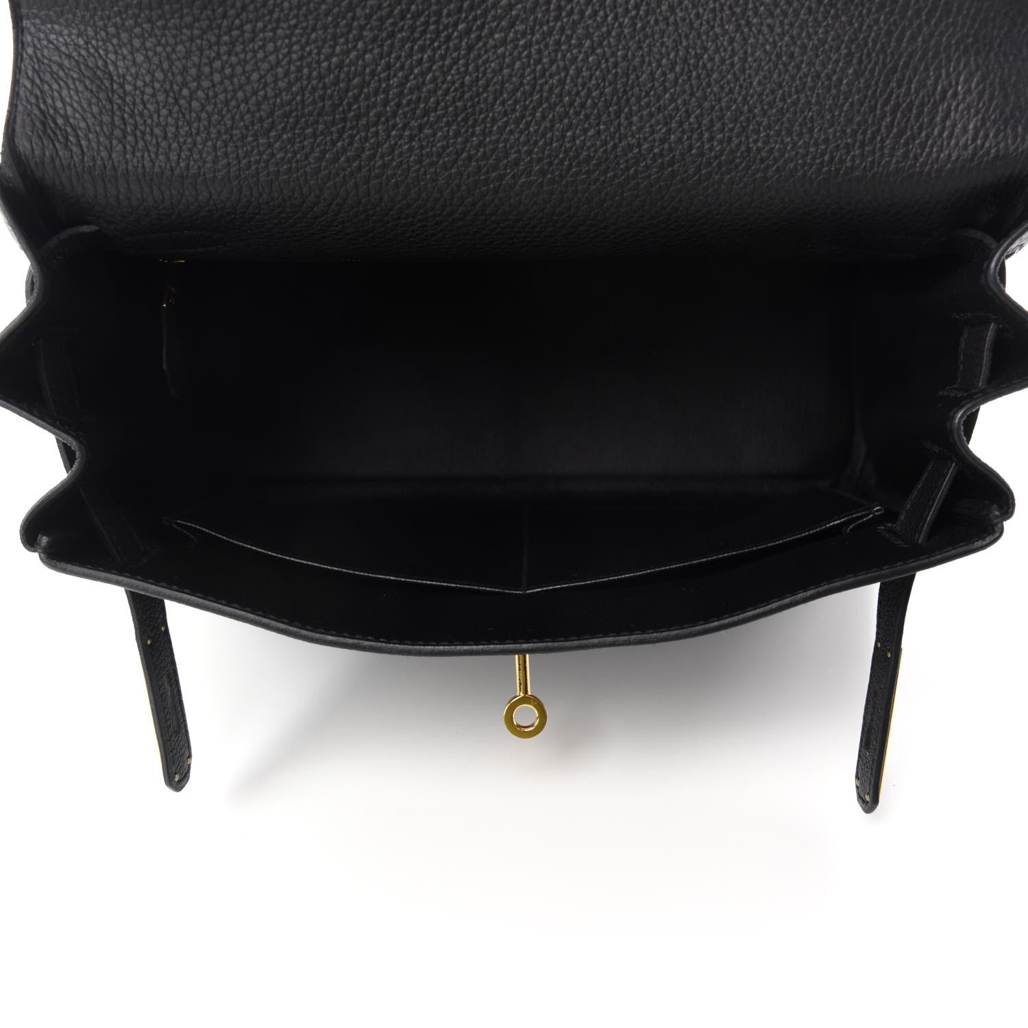 Hermes Togo Kelly Retourne 28 Black 5 of 10
