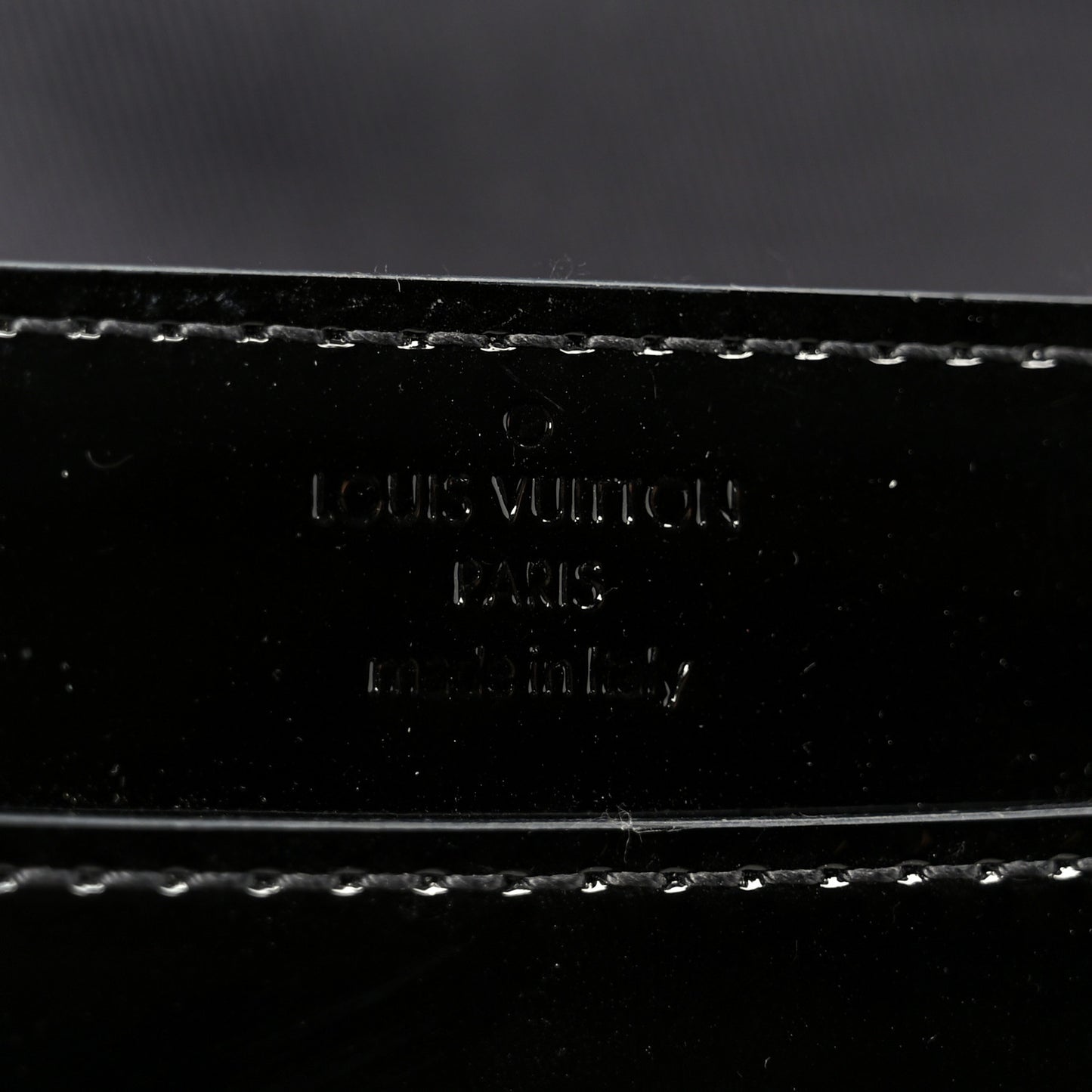 Patent Louise EW Clutch Black