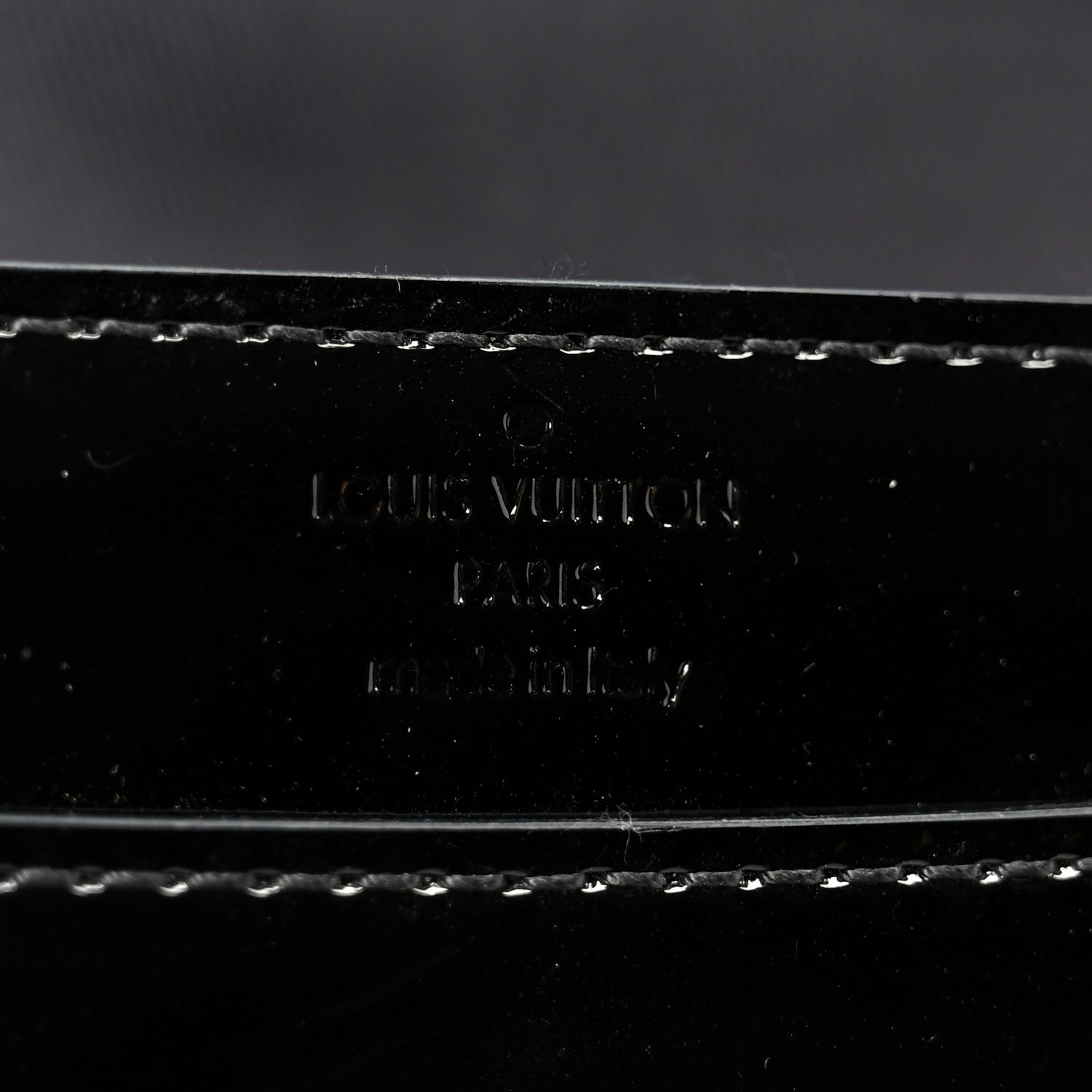 Louis Vuitton Patent Louise EW Clutch Black 6 of 7