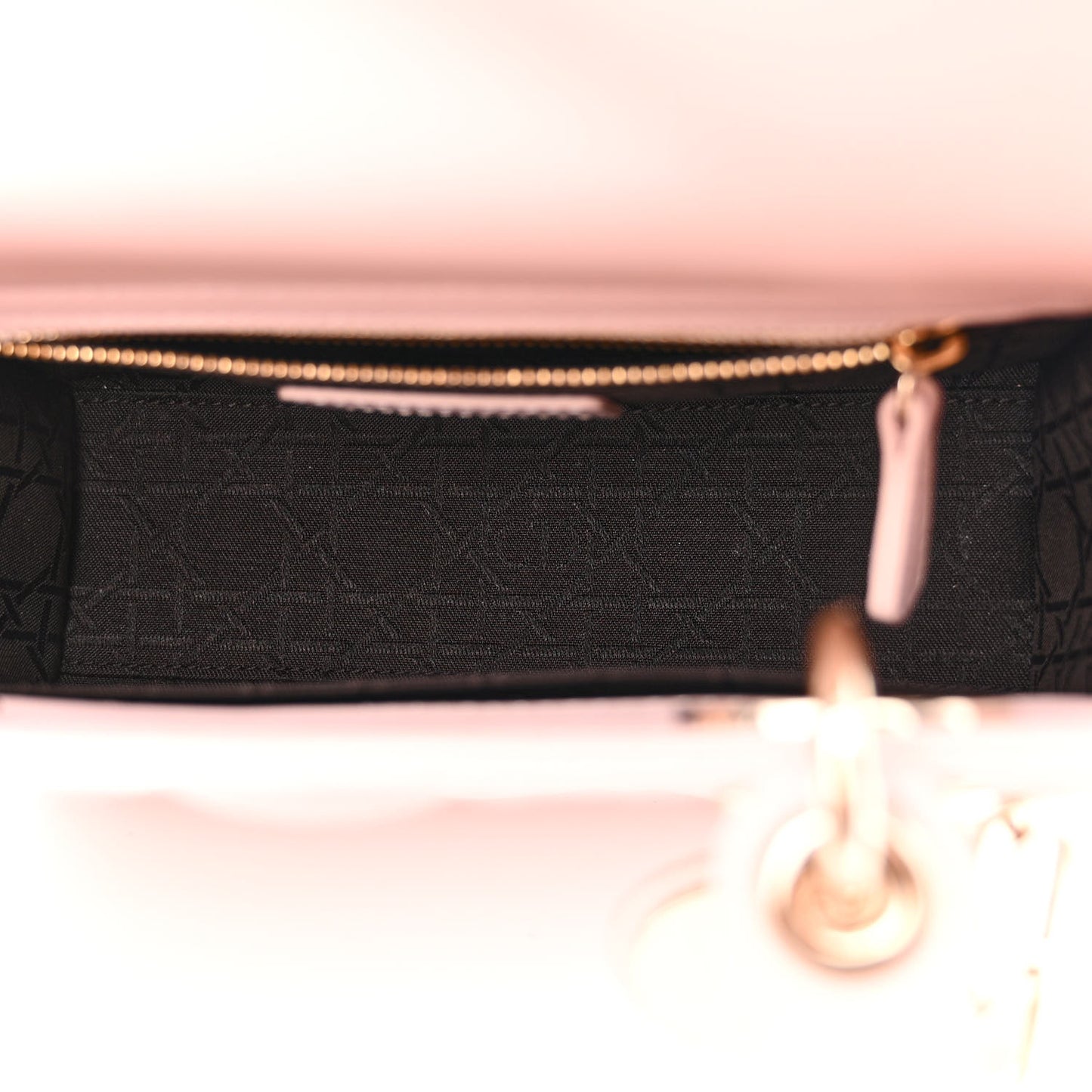 Lambskin Cannage Small My ABCDior Lady Dior Powder Pink