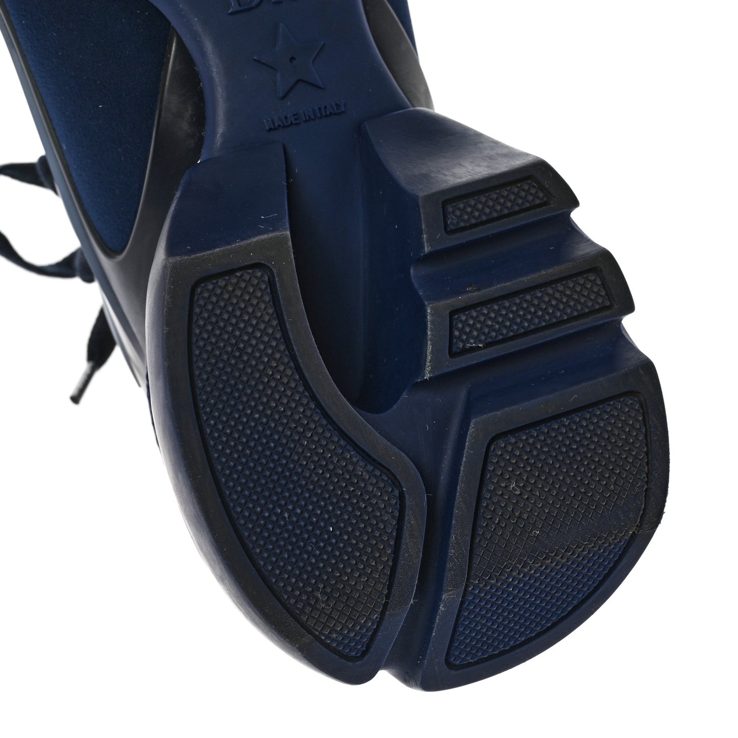 Neoprene Rubber Womens D-Connect Sneakers 35 Indigo Blue