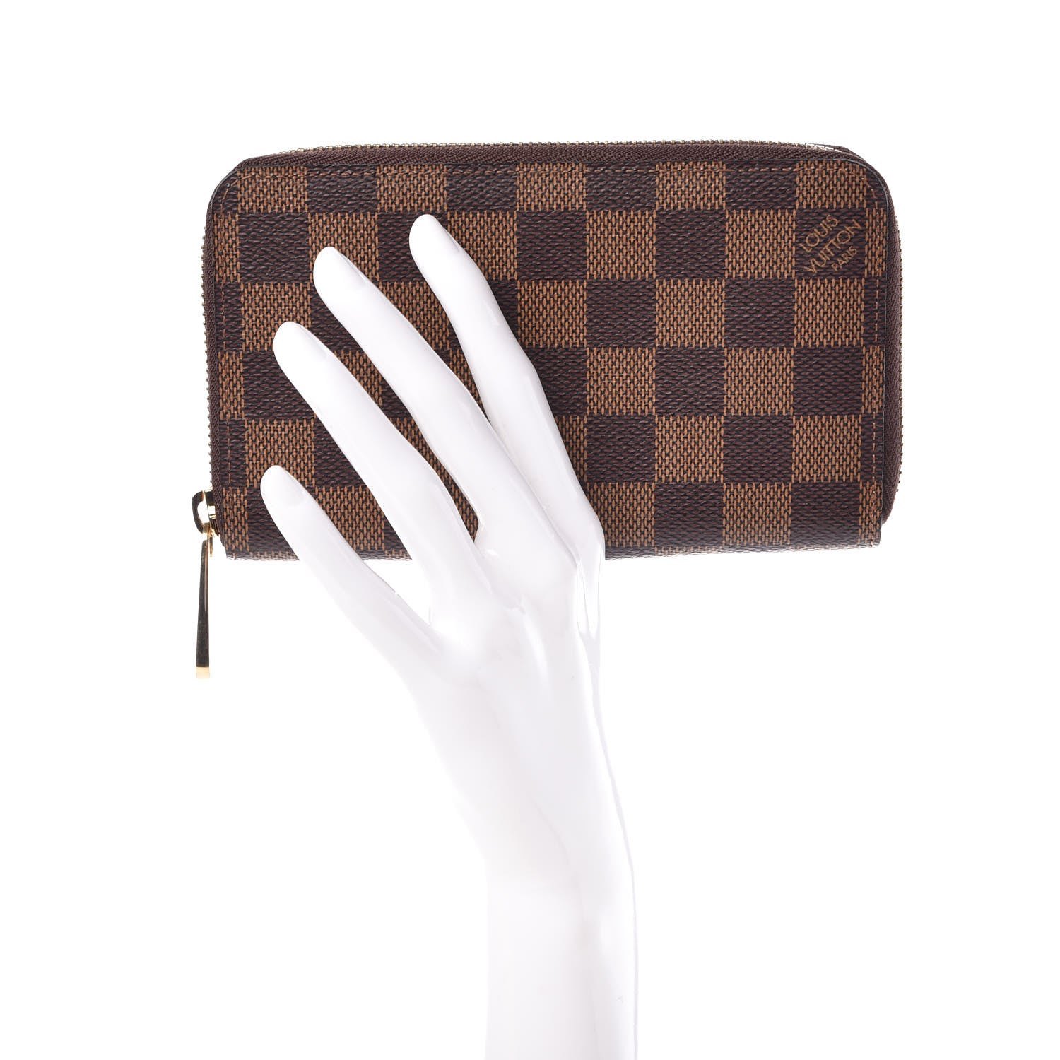 Louis Vuitton Damier Ebene Compact Zippy Wallet 2 of 7