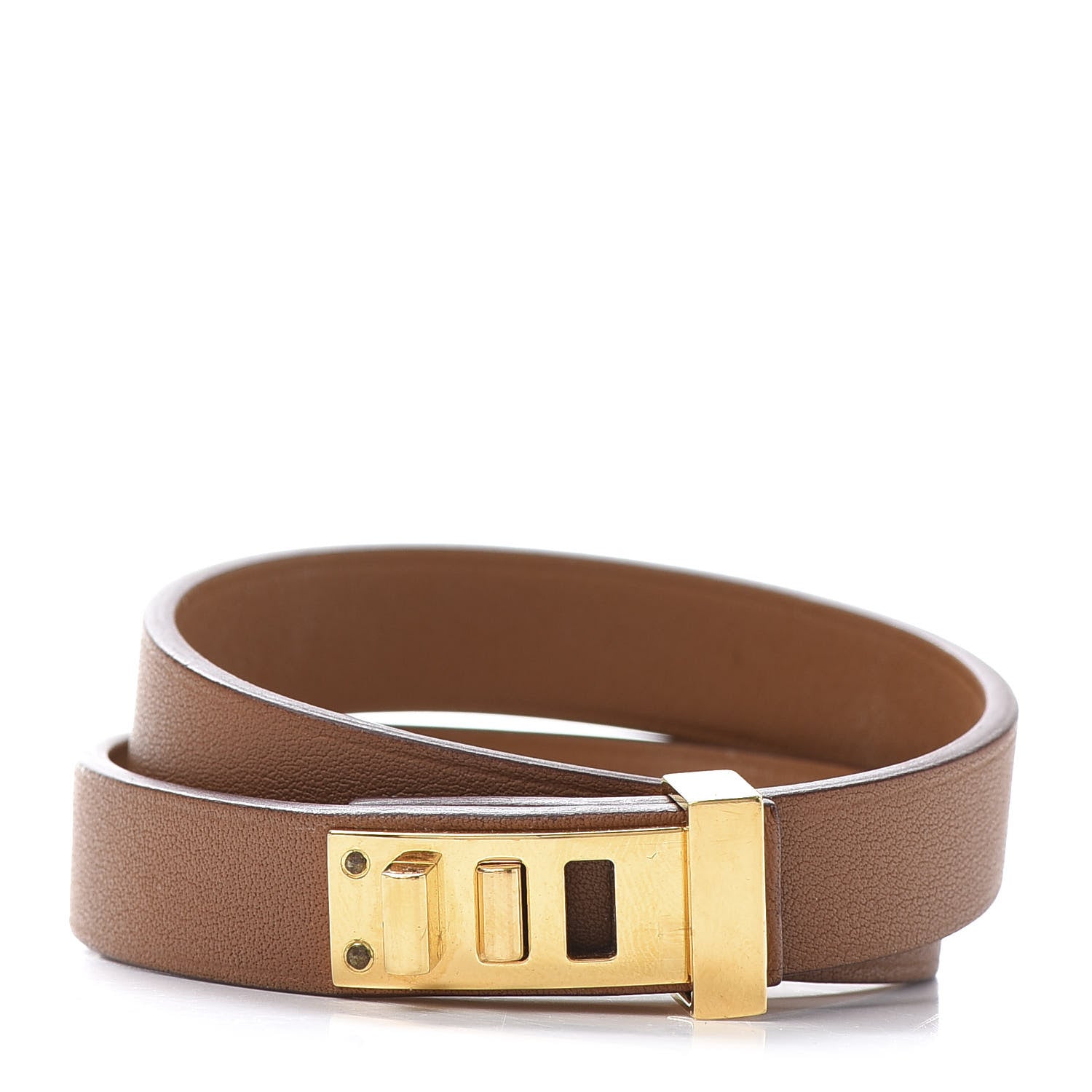 Hermes Swift Mini Dog Carrees Bracelet T2 Gold 1 of 7