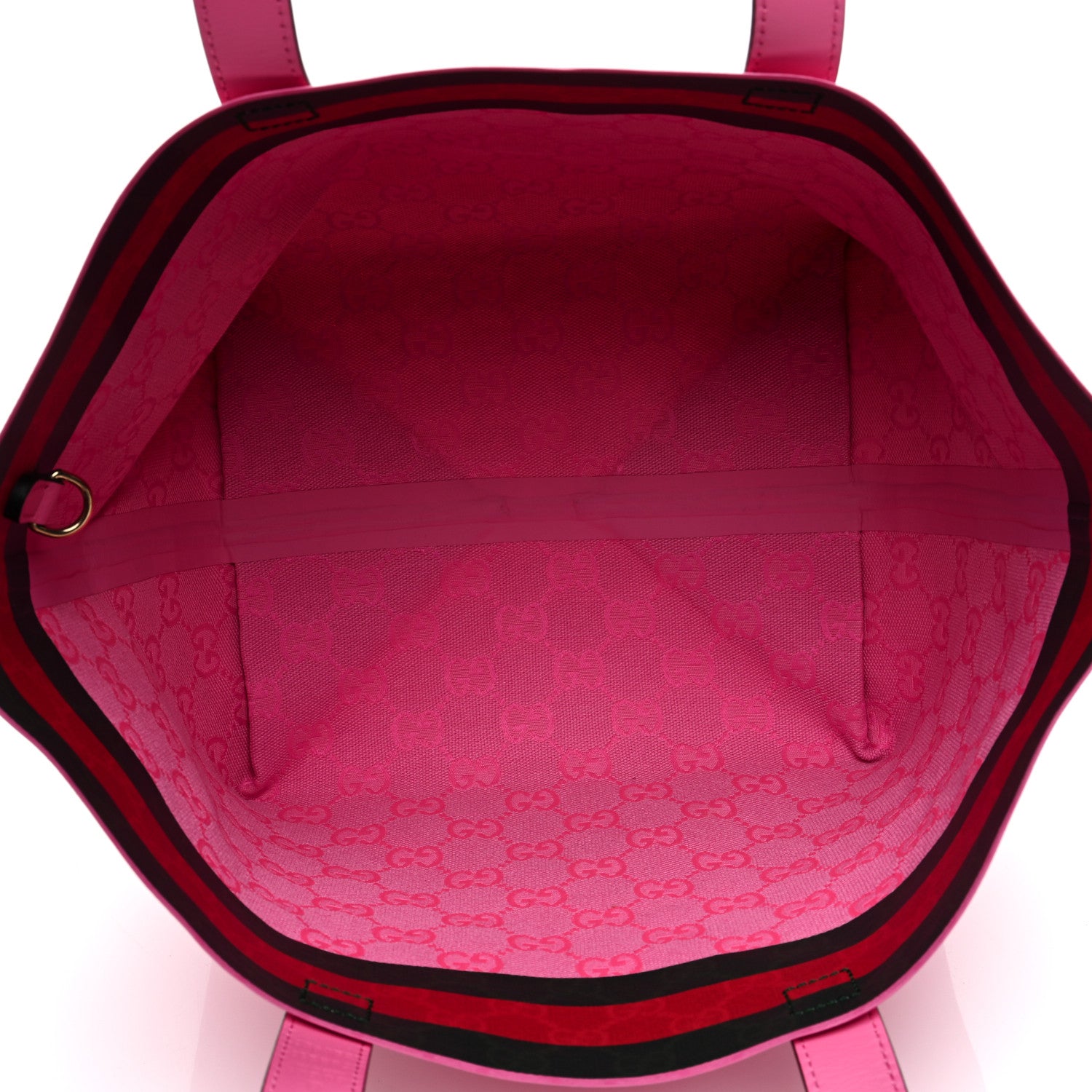 Gucci Supreme Canvas Totissima Small Tote Yellow Pink 8 of 14