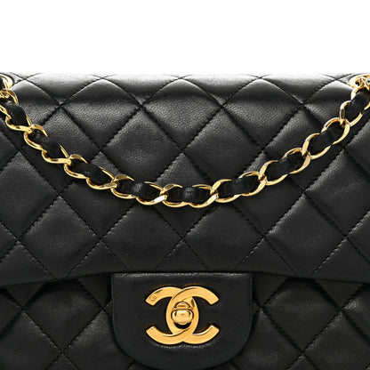 Chanel Lambskin Quilted Small Double Flap Black 6 of 14