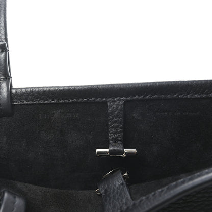 The Row Grained Calfskin Small Park Tote Black 6 of 10