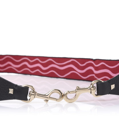 Valentino Garavani Canvas Lipstick Embroidered Rockstud Guitar Strap Multicolor 3 of 5