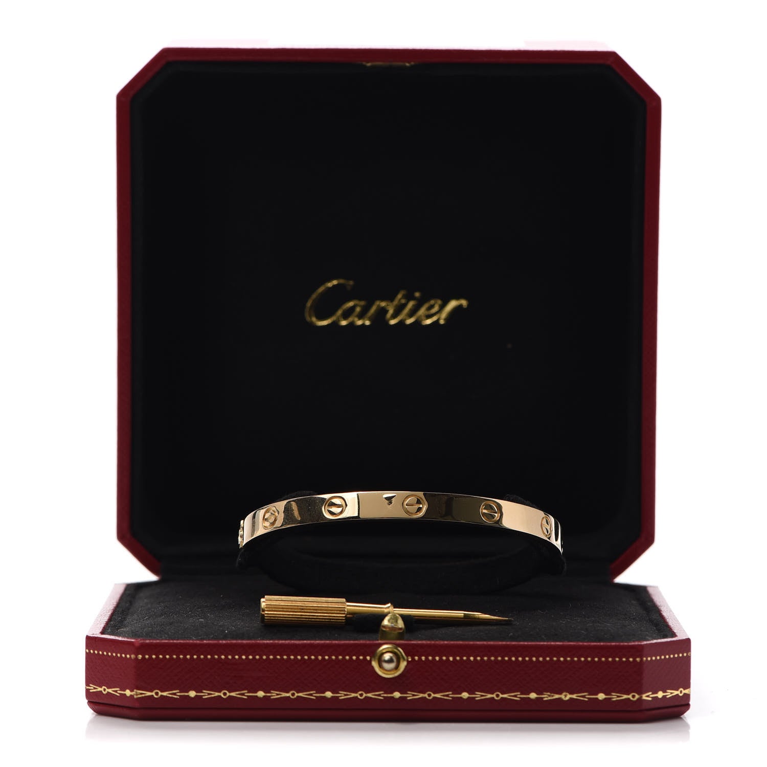 Cartier 18K Yellow Gold LOVE Bracelet 19 7 of 7