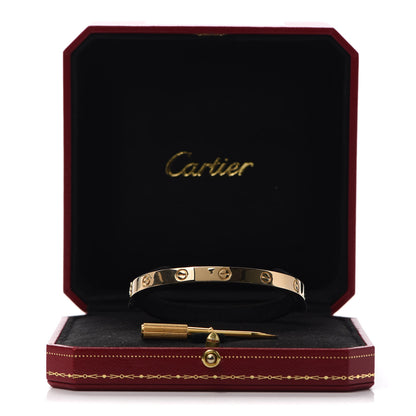 Cartier 18K Yellow Gold LOVE Bracelet 19 7 of 7
