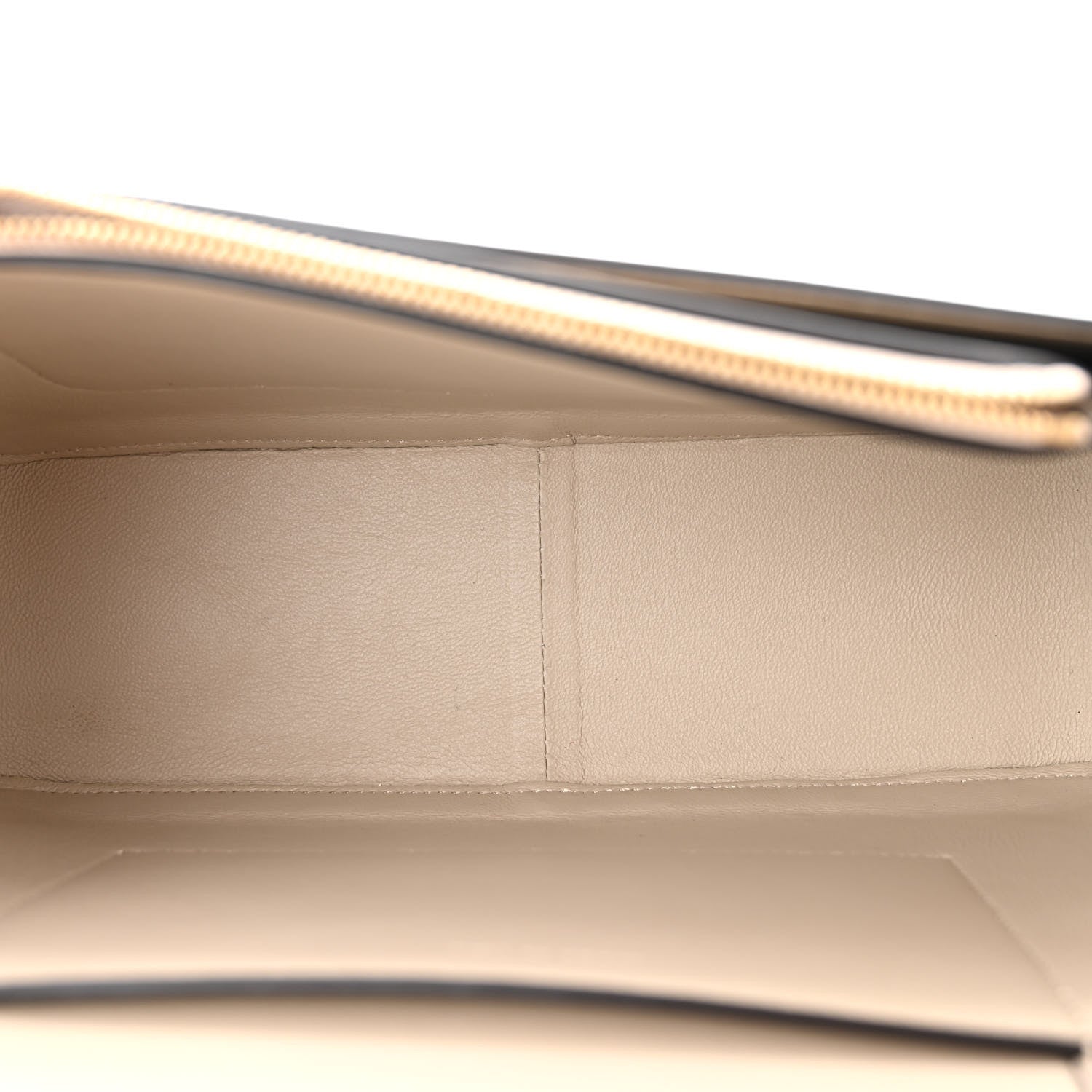 Celine Shiny Smooth Calfskin Medium Frame Shoulder Bag Grege Storm 5 of 10
