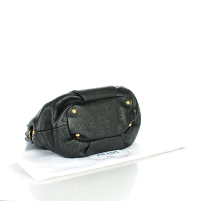 Prada Vitello Daino Tote Nero Black 4 of 8