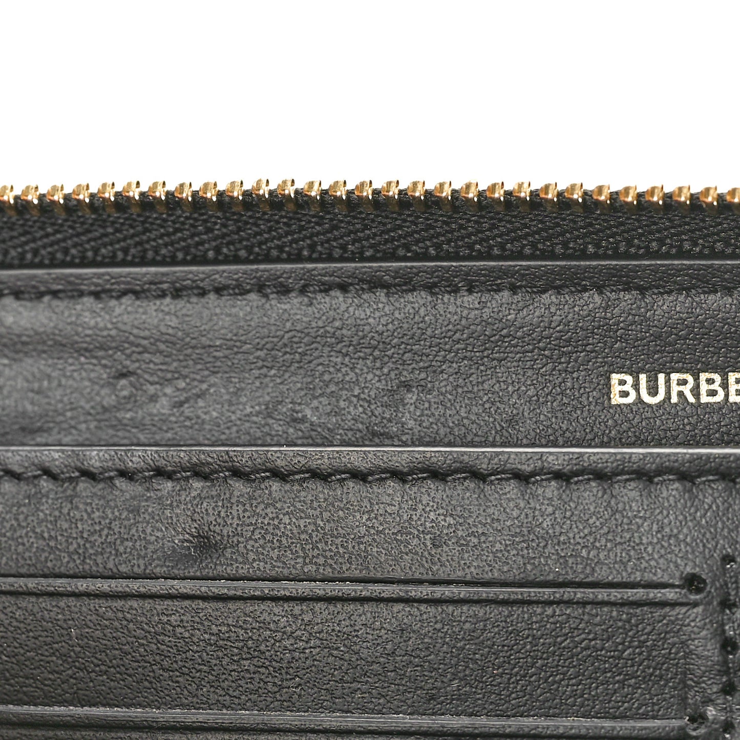 Vintage Check Elmore Zip Around Wallet Black