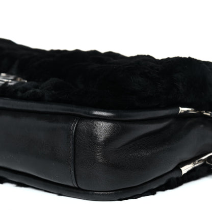 Chanel Rabbit Fur Flap Black 11 of 13
