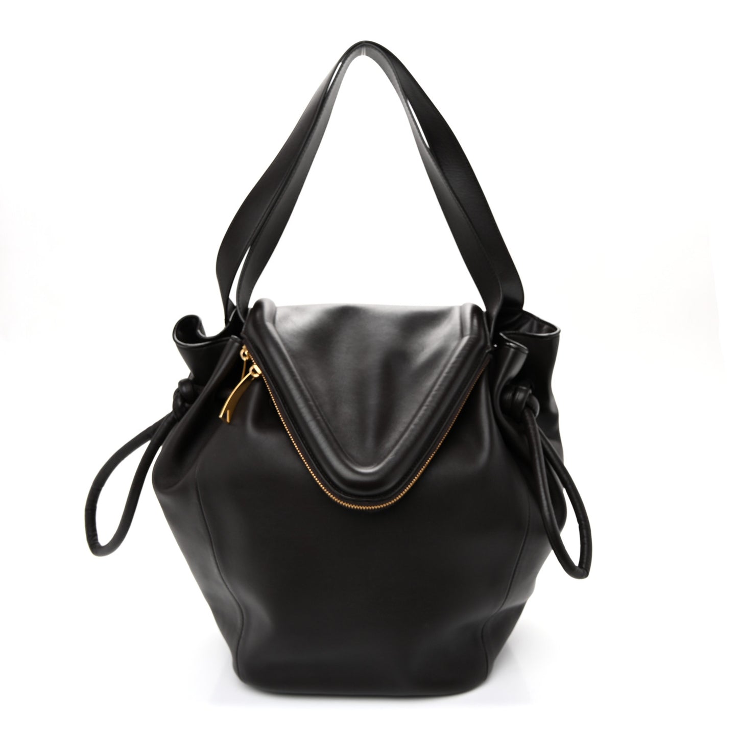 Calfskin Large Beak Tote Fondant